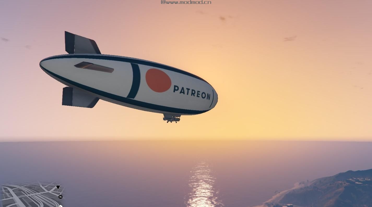 侠盗猎车手5MOD Patreon Blimp
