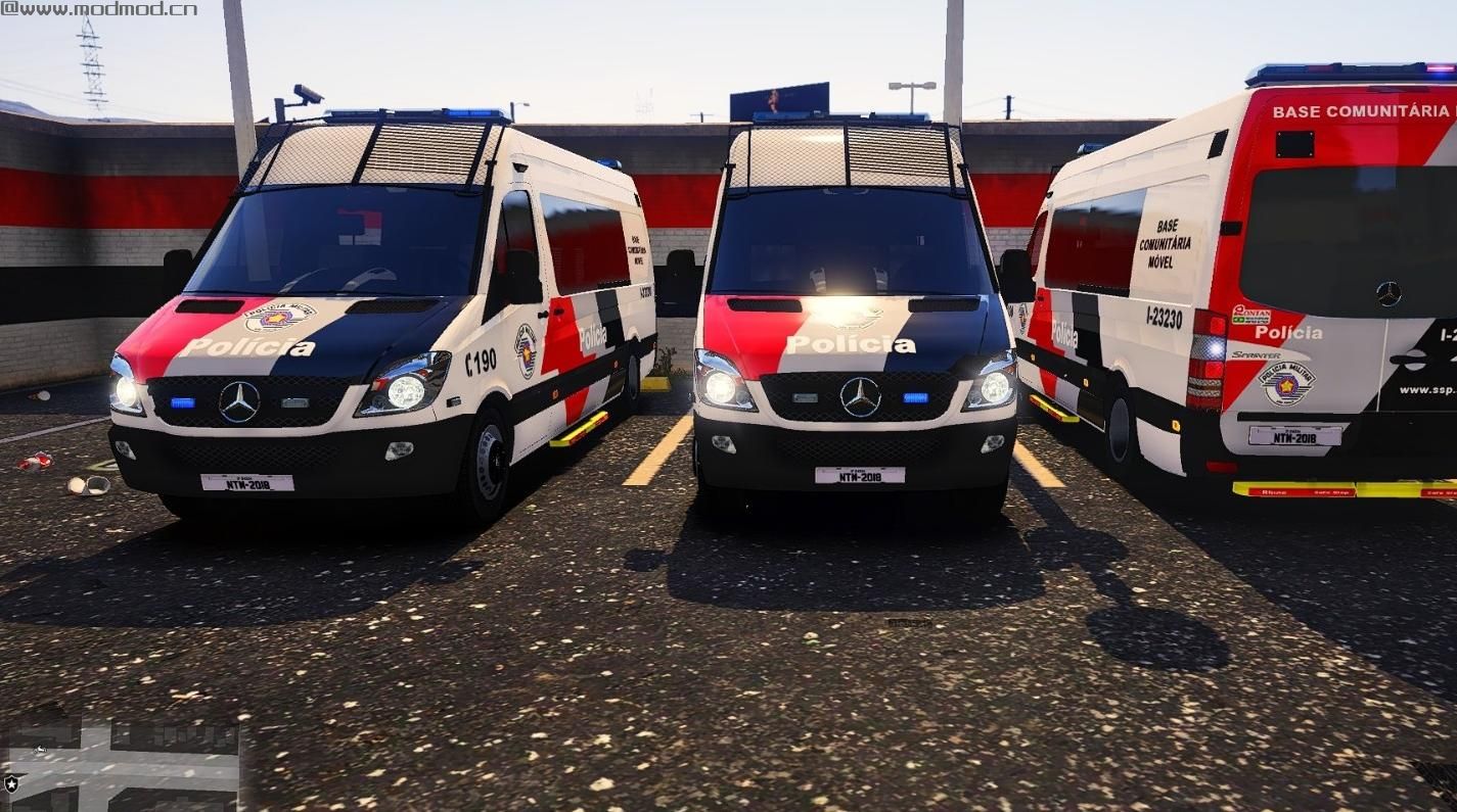 侠盗猎车手5MOD Mercedes Sprinter PMESP