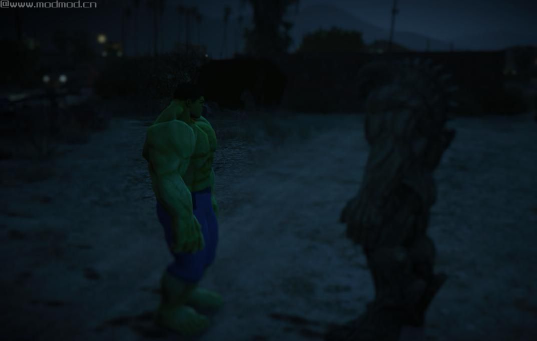 侠盗猎车手5MOD 【搬运】更真实更巨大的绿巨人浩克