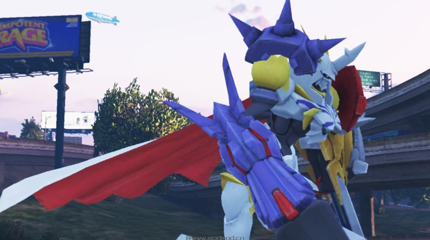 侠盗猎车手5MOD Omegamon X (Digimon)