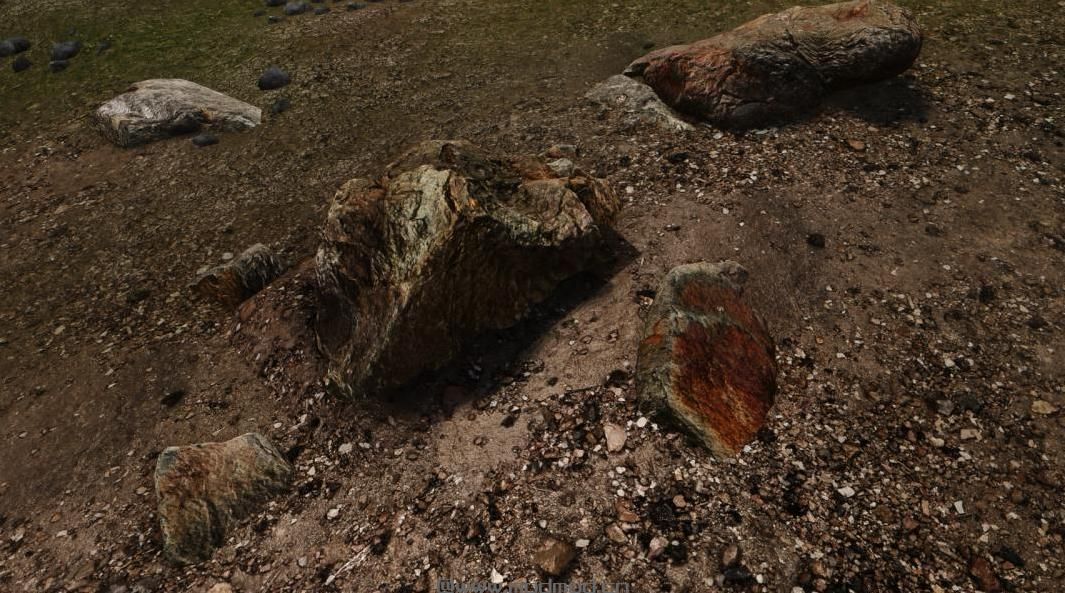 Skyrim三维岩石
