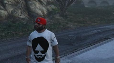 侠盗猎车手5MOD franklin punjabi t-shirt