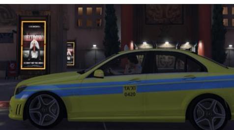 侠盗猎车手5MOD Portuguese Taxi - Mercedes