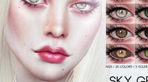 模拟人生4MOD  EYESHADOW-Penelope 漂亮眼影