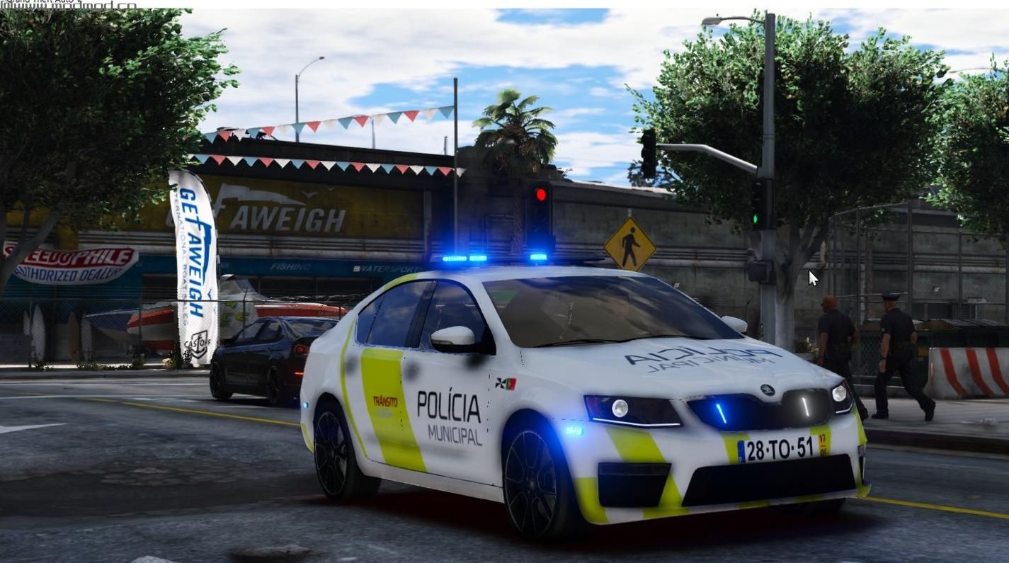 侠盗猎车手5MOD Skoda Policia Municipal Lisboa