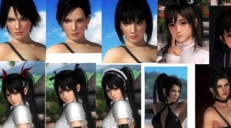 死或生5MOD Black hair pack