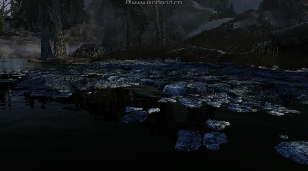 上古卷轴5：重置版MOD 天际3D浮冰模型