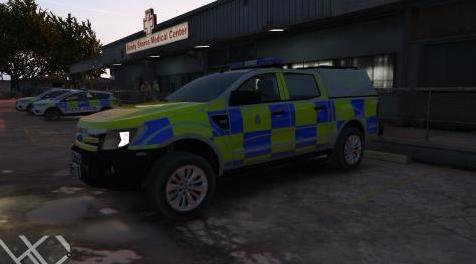 侠盗猎车手5MOD Derbyshire Police ~ Ford Ranger (Rural Policing Unit)