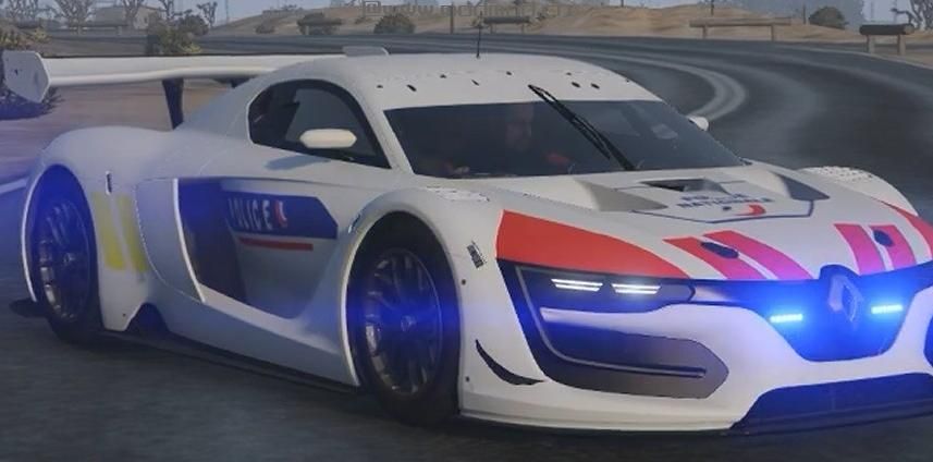 侠盗猎车手5MOD Renault Sport RS Police Nationale By NayzYT