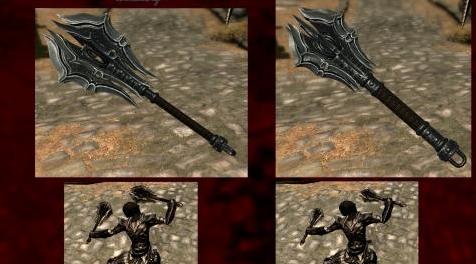 上古卷轴5：重置版MOD Liliths Obliterator SSE - 自定义战斧Waraxes Maces