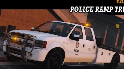 侠盗猎车手5MOD  LSPD Sadler Police Ramp Truck