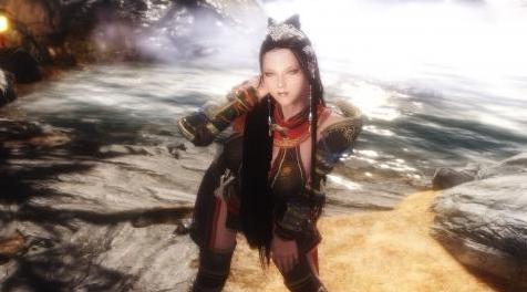 上古卷轴5：天际MOD 狂抱铁匠肥鸟大腿~~两件铁匠天刀系列服装的BS版