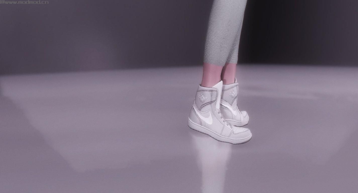 上古卷轴5：天际MOD 我对Nike鞋子的重新制作（有AJ）