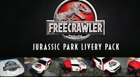 侠盗猎车手5MOD 4K Jurassic Park Freecrawler livery pack