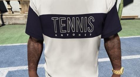 侠盗猎车手5MOD T-SHIRT LACOSTE SPORT ROLAND GARROS EDITION