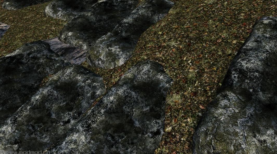 上古卷轴5：重置版MOD SkyRIM 3D高级Hrothgar台阶