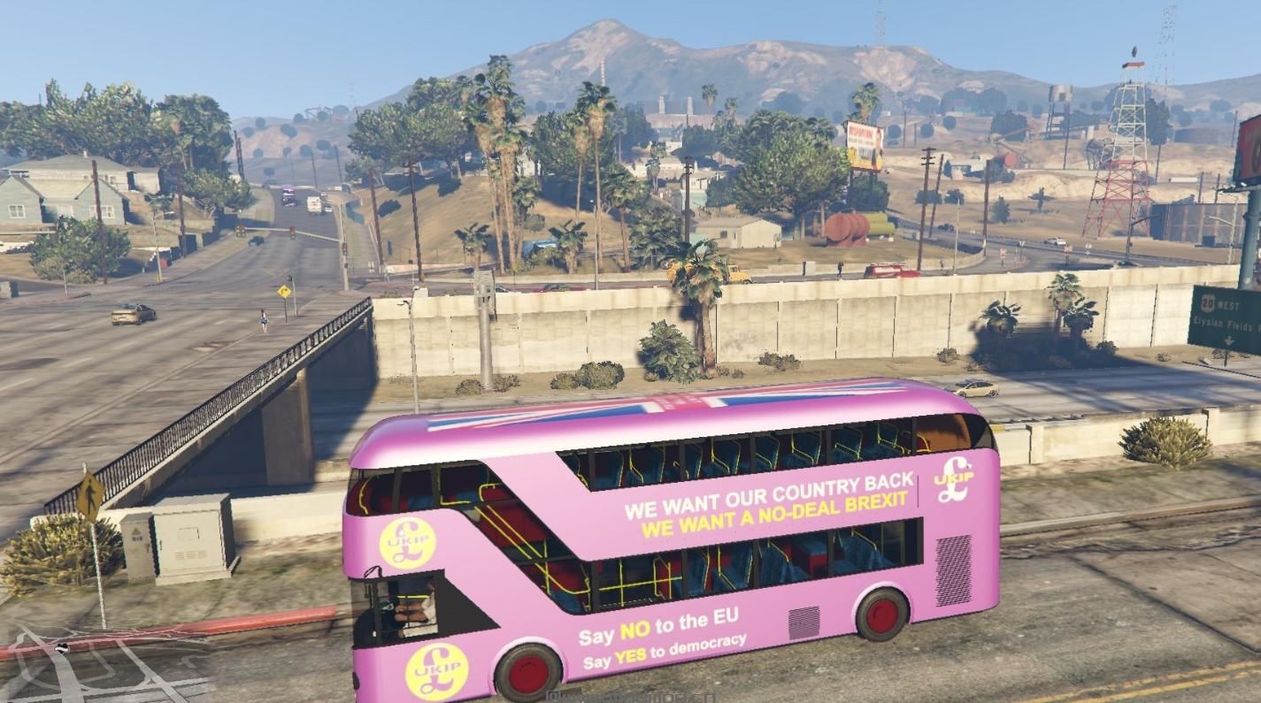 UKIP Brexit livery for Borismaster Bus