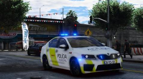 侠盗猎车手5MOD Skoda Policia Municipal Lisboa