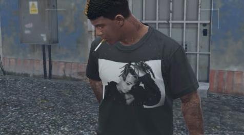 侠盗猎车手5MOD XXXTENTACION 17 T-Shirt