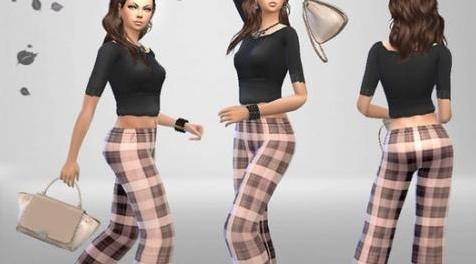 模拟人生4MOD Spring Pink Love Outfit 女性套装