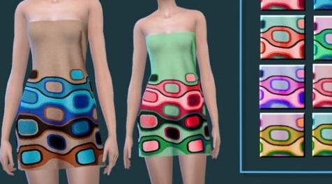 模拟人生4MOD DressMagic6-11118 连衣裙