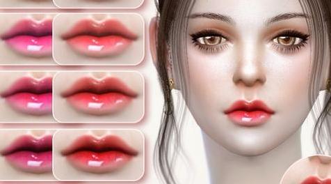 模拟人生4MOD S-Club LL ts4 Lip 201702-口红