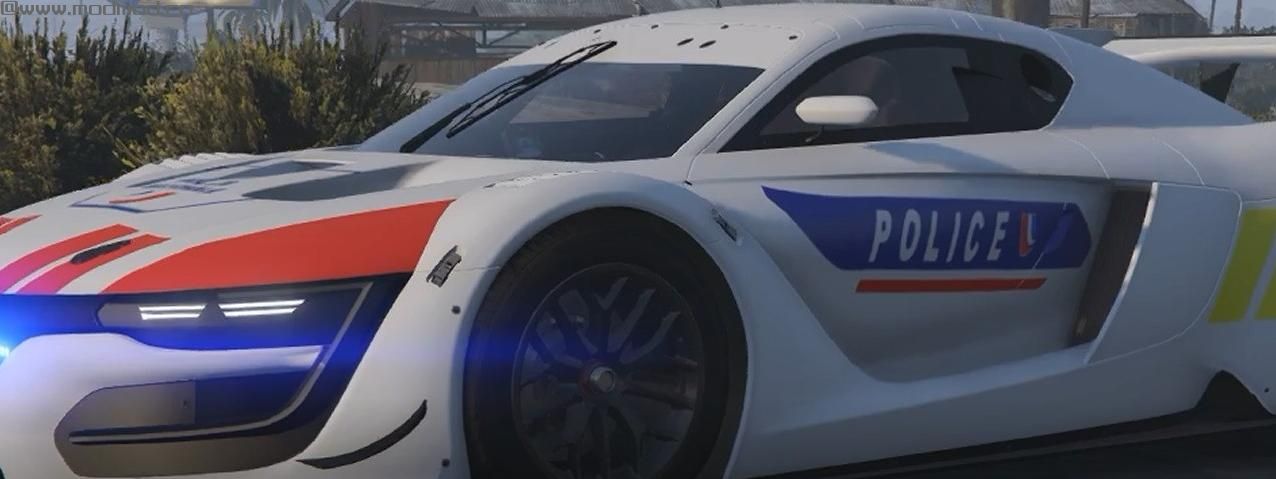 侠盗猎车手5MOD Renault Sport RS Police Nationale By NayzYT