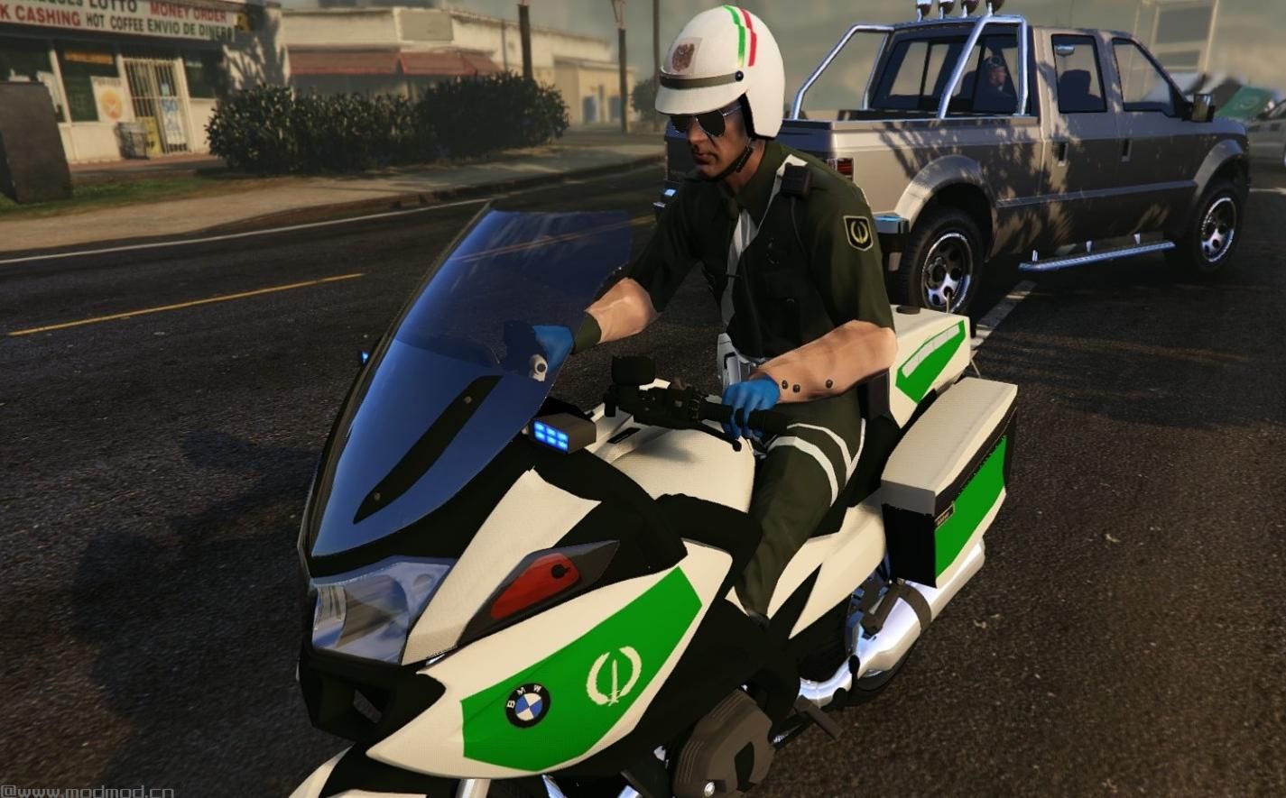 侠盗猎车手5MOD دركي الدراجة V2 الدرك الوطني الجزائري