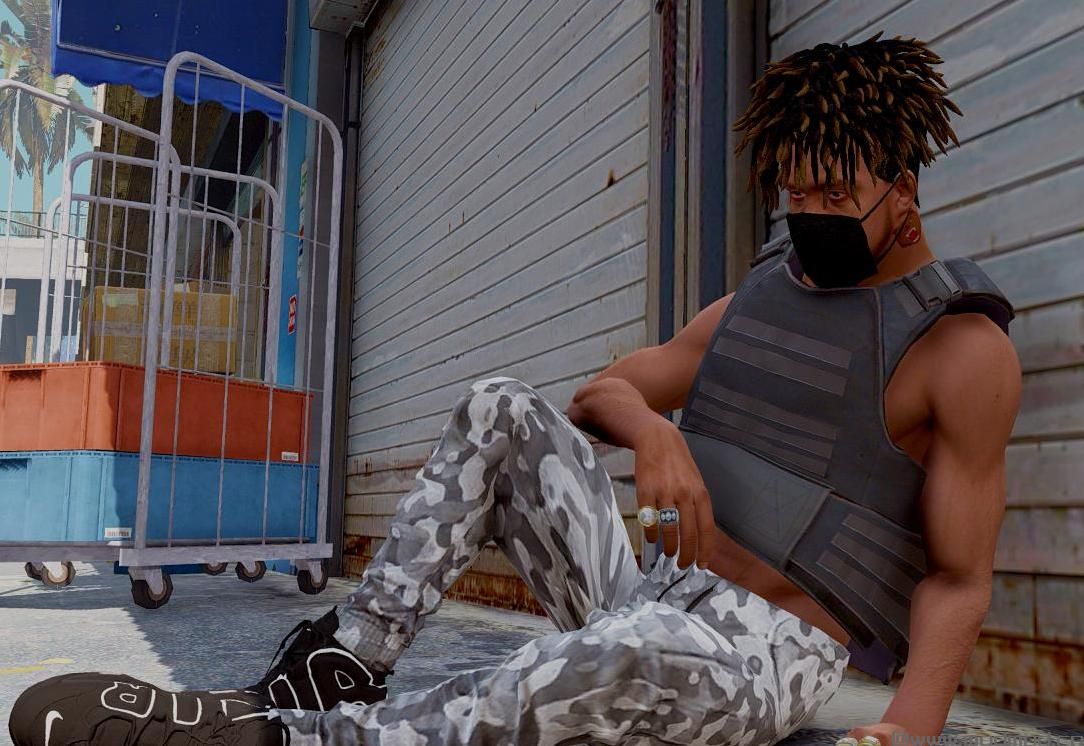 侠盗猎车手5MOD SCARLXRD Dreadlocks For Franklin