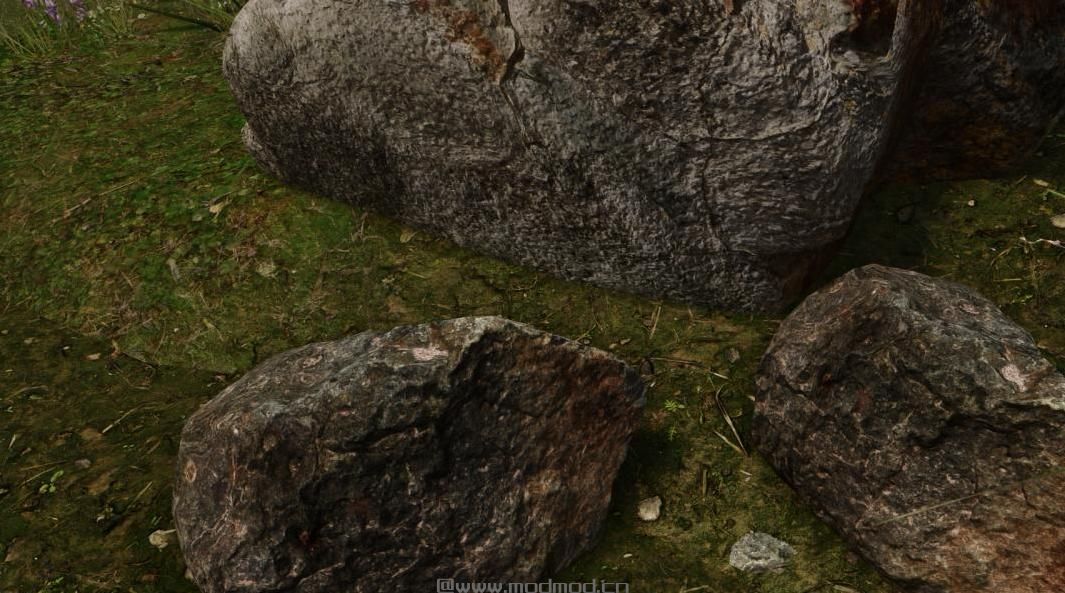Skyrim三维岩石
