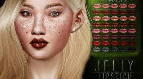 模拟人生4MOD Jelly Lipstick 口红