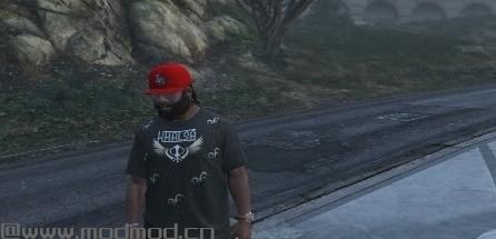 侠盗猎车手5MOD franklin punjabi t-shirt