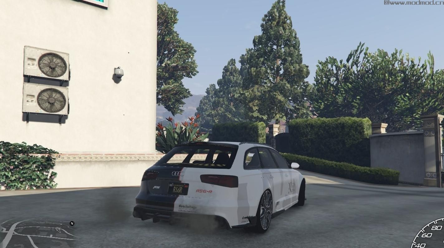 侠盗猎车手5MOD Jon Olsson&rsquo;s No.1 I Audi RS6+ Avant ABT livery