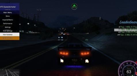 侠盗猎车手5MOD  NFS gauge - RPM Gear Speedometer & Timer