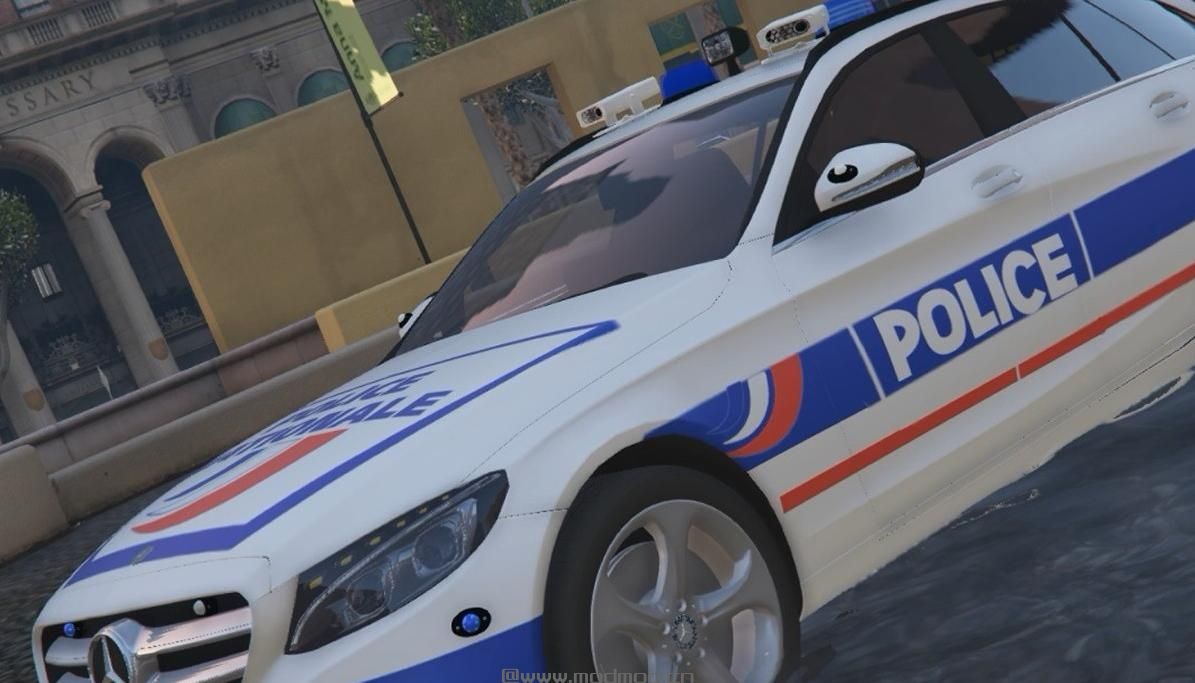 侠盗猎车手5MOD 2017 Mercedes BENZ - Police Nationale
