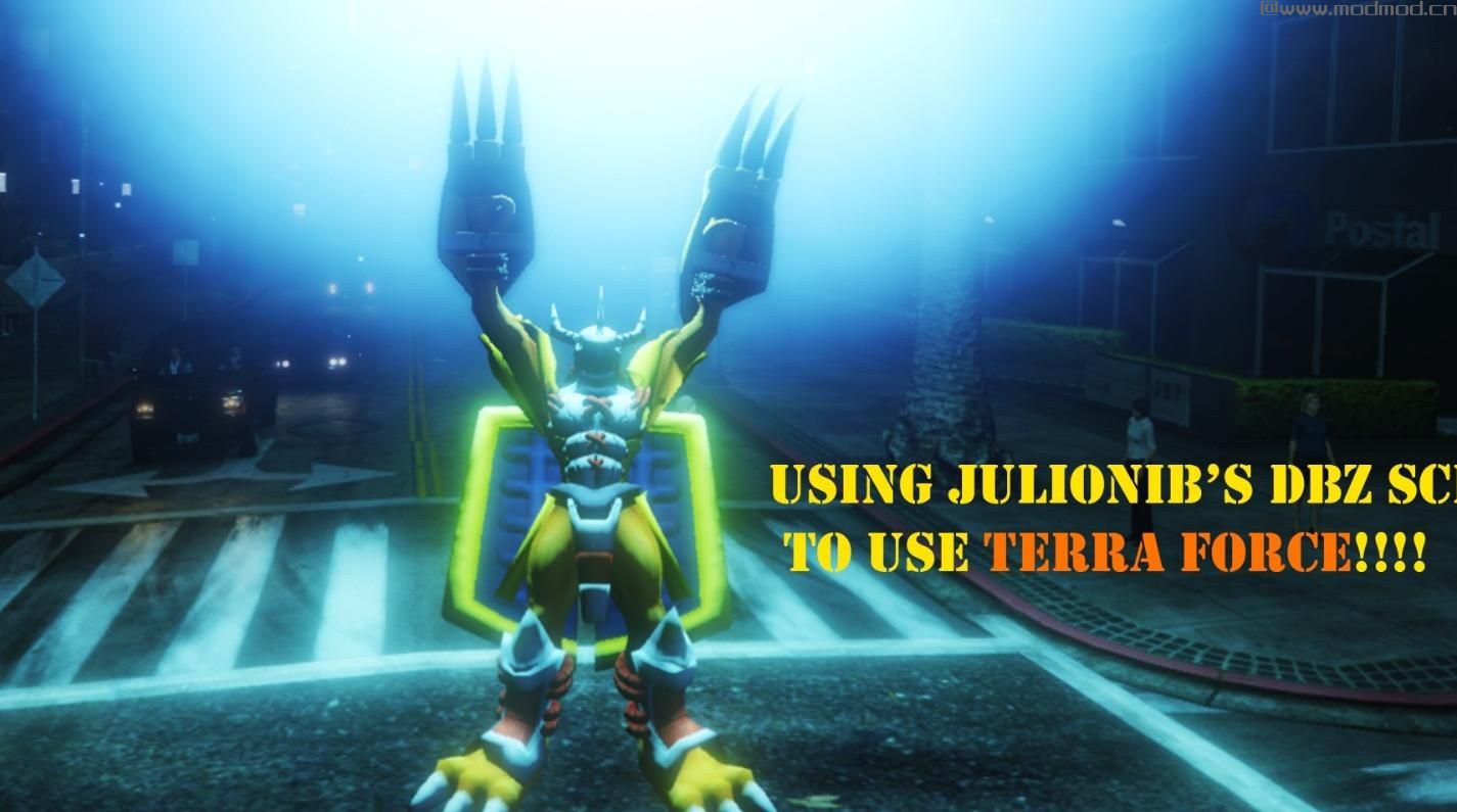 侠盗猎车手5MOD Wargreymon (Digimon)