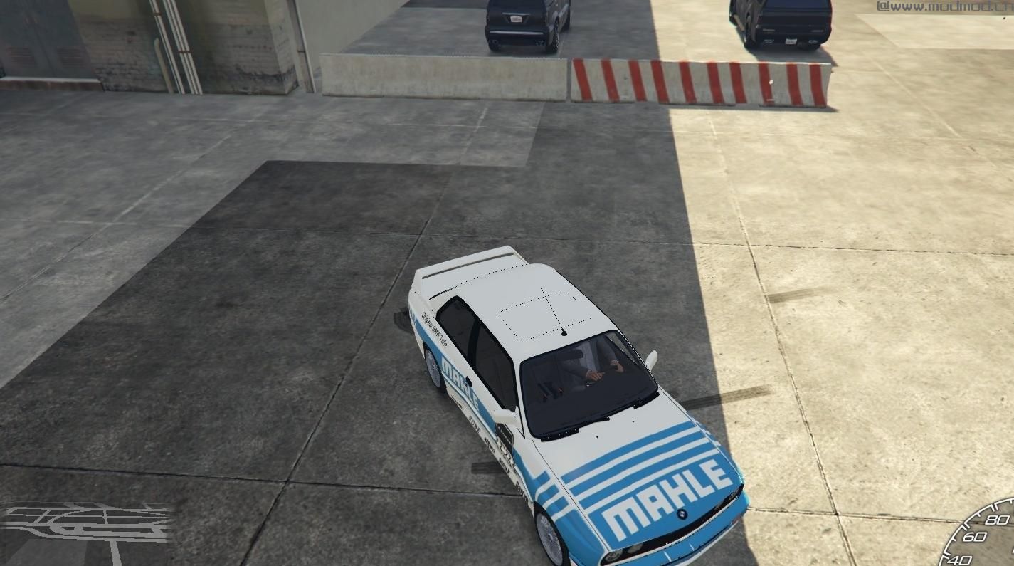 侠盗猎车手5MOD BMW M3 e30 livery I MAHLE, JP Performance