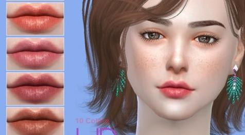 模拟人生4MOD  S-Club WM ts4 Lipstick 201704-口红