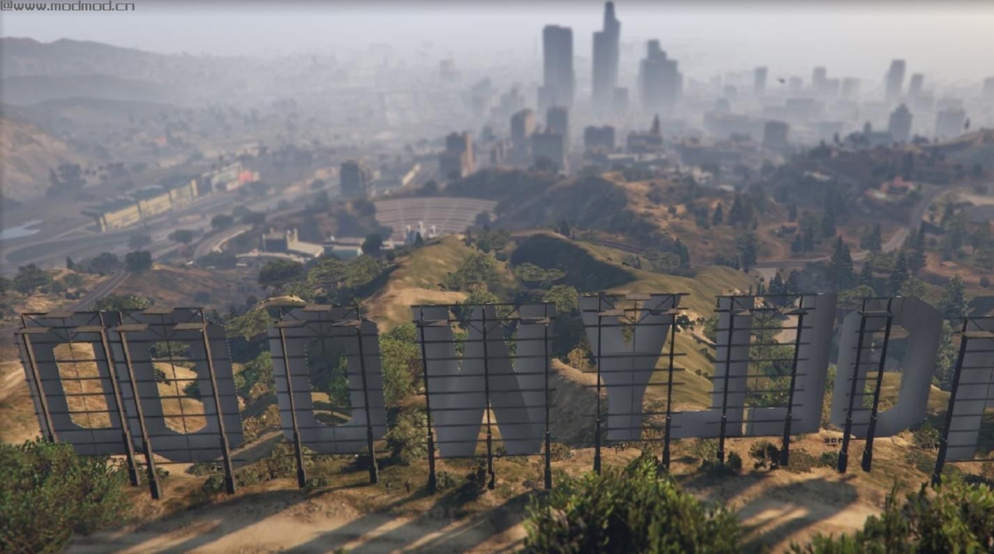侠盗猎车手5MOD  Hollywood Sign