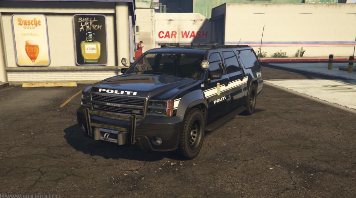 侠盗猎车手5MOD Danish/Dansk Swat Politibil