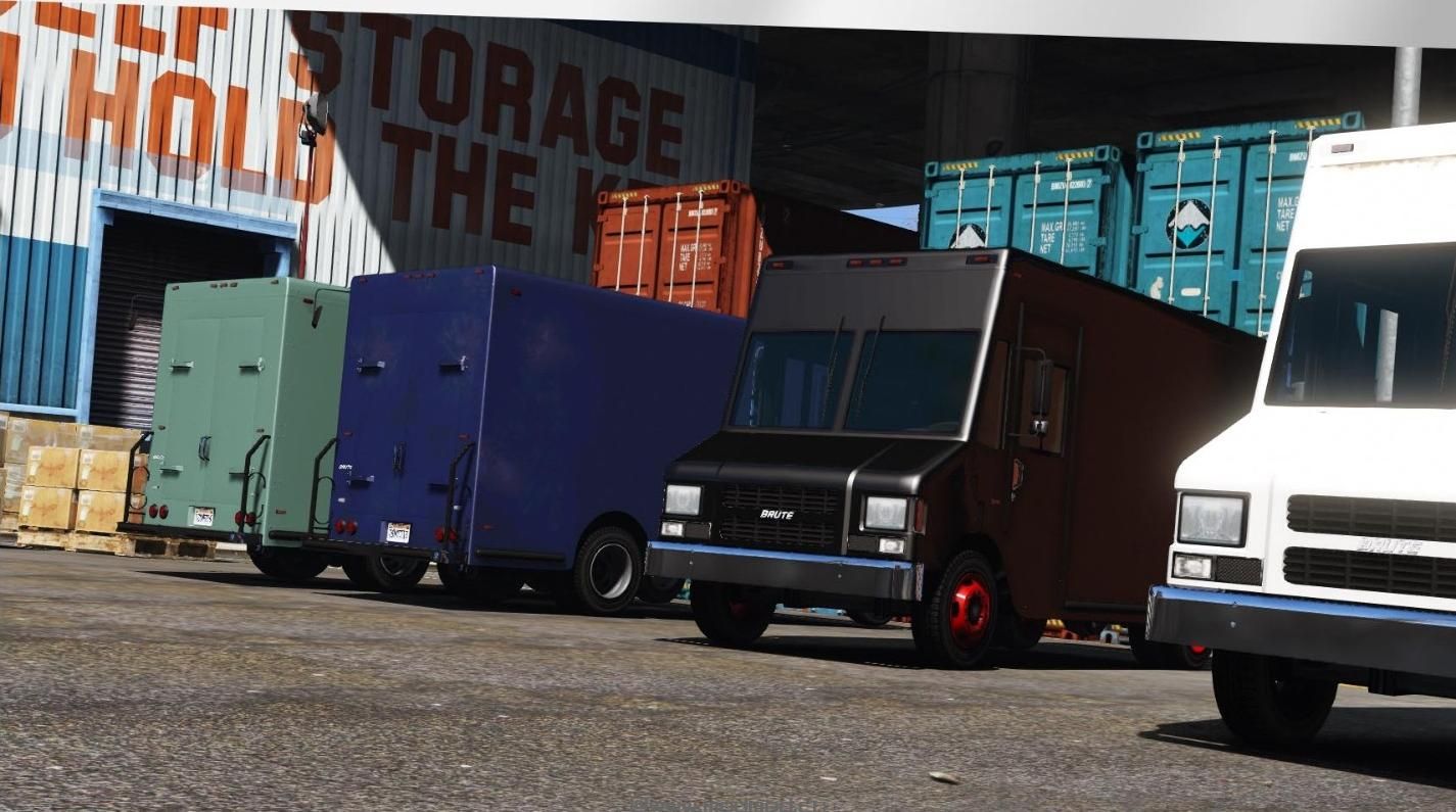 侠盗猎车手5MOD Lore-Friendly Liveries for Brute Boxville