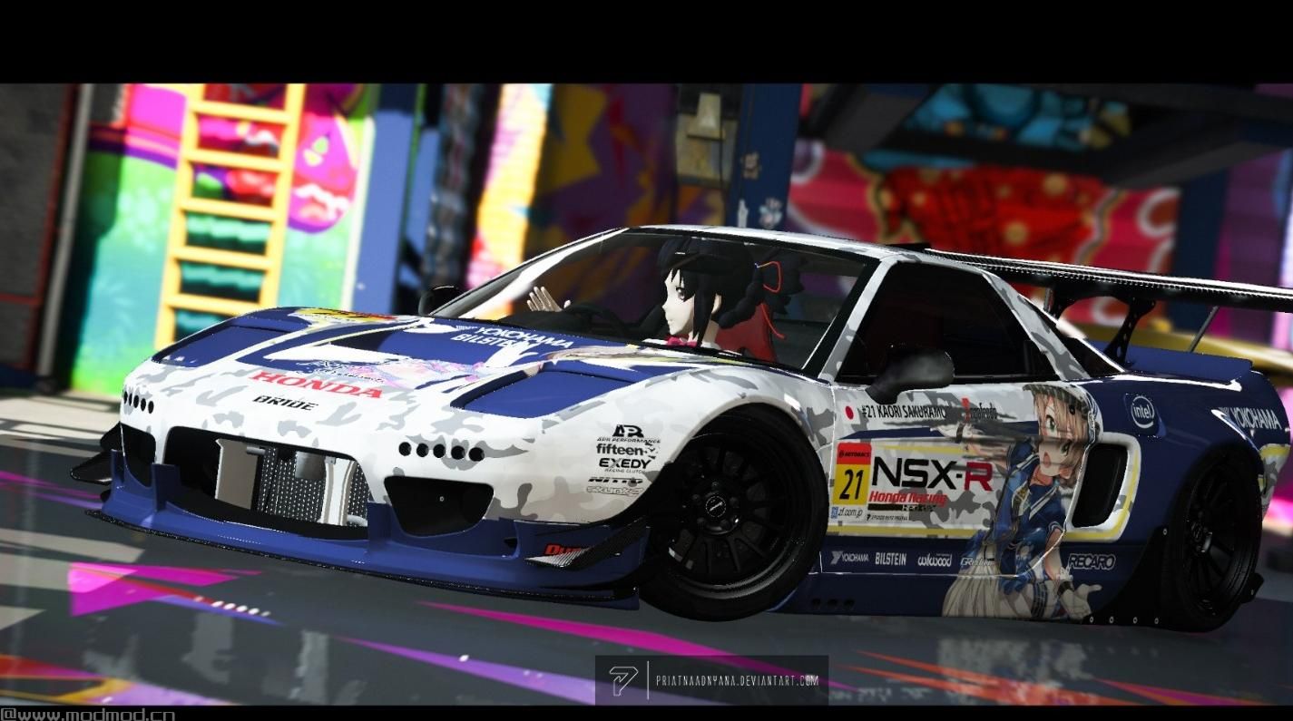 侠盗猎车手5MOD Honda NSX NA1 Sakuramori Kaori Idolm@ster Itasha Livery