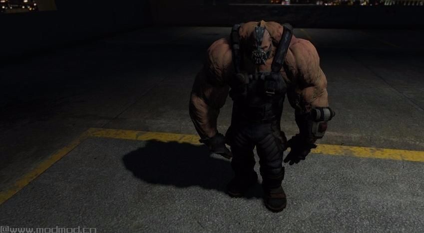 侠盗猎车手5MOD 【搬运】新皮肤-蝙蝠侠反派BOSS贝恩