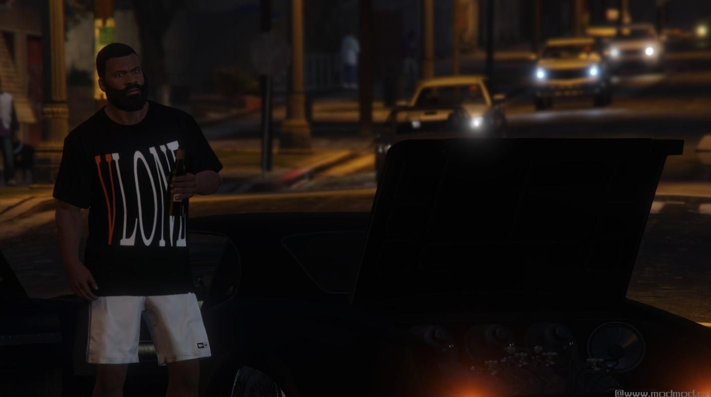 侠盗猎车手5MOD VLONE Staple Tee (6 Colors)