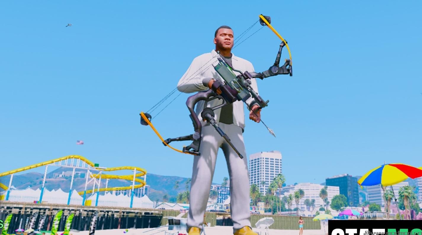 侠盗猎车手5MOD 孤岛危机3捕食者弓