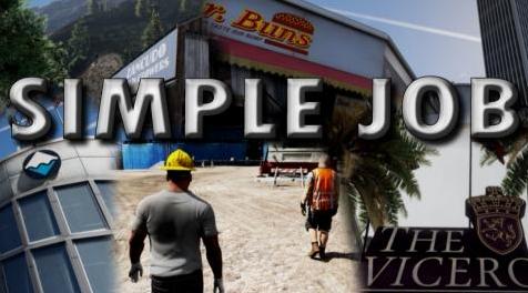 侠盗猎车手5MOD Simple Jobs[.NET]