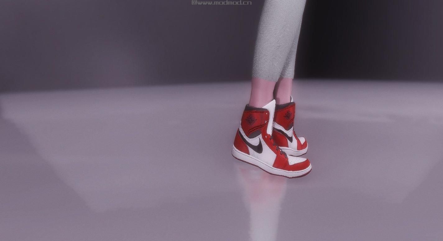 上古卷轴5：天际MOD 我对Nike鞋子的重新制作（有AJ）
