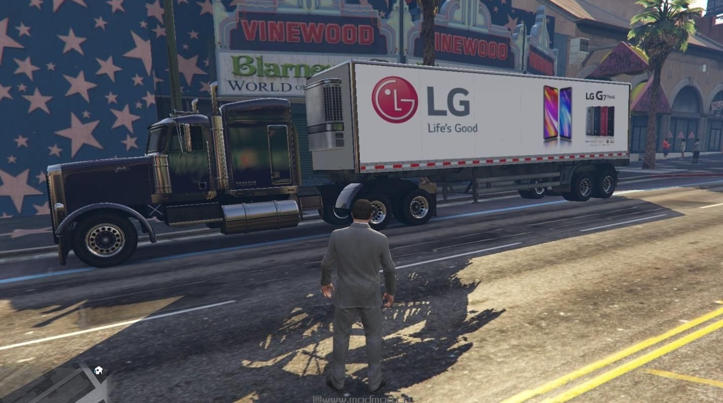 侠盗猎车手5MOD Real Brand Electronics Giant&rsquo;s Truck Trailers