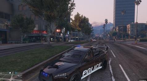 侠盗猎车手5MOD kuruma blind&eacute;e police