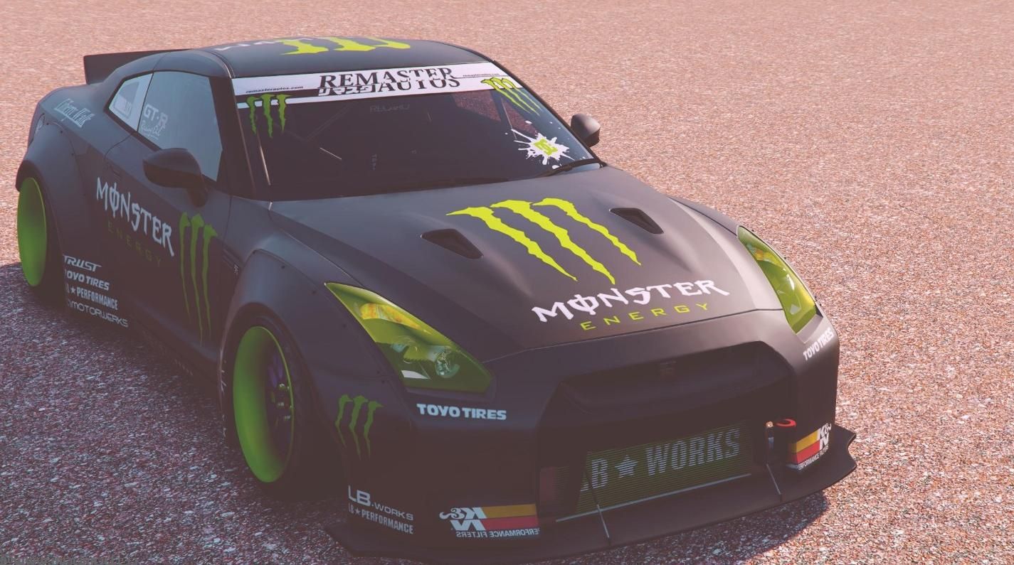 侠盗猎车手5MOD [Liberty Walk Nissan GT-R] Monster livery